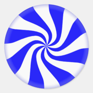 Stickers à la menthe bleue