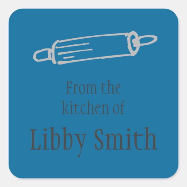 Stickers "À Partir De La Cuisine De" (Devant)