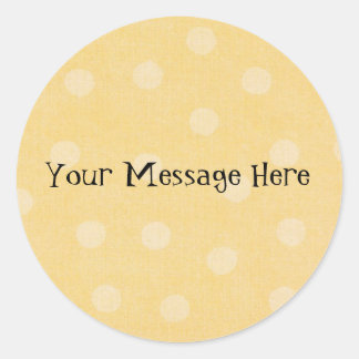 Stickers à points jaunes