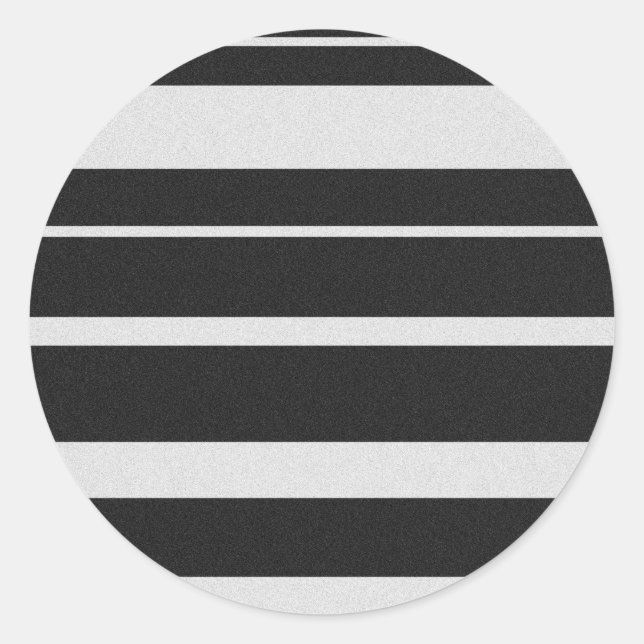 Stickers à rayures noir et blanc (Devant)