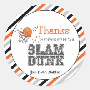 Stickers à sac de fête Stickers Merci d'annivers