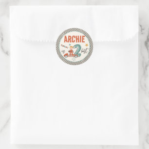 Stickers à thème de la voiture de course - Parfait