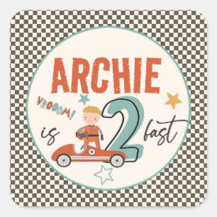 Stickers À Thème Voiture De Course Excitant