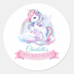 Stickers à une fête d'anniversaire magique.
