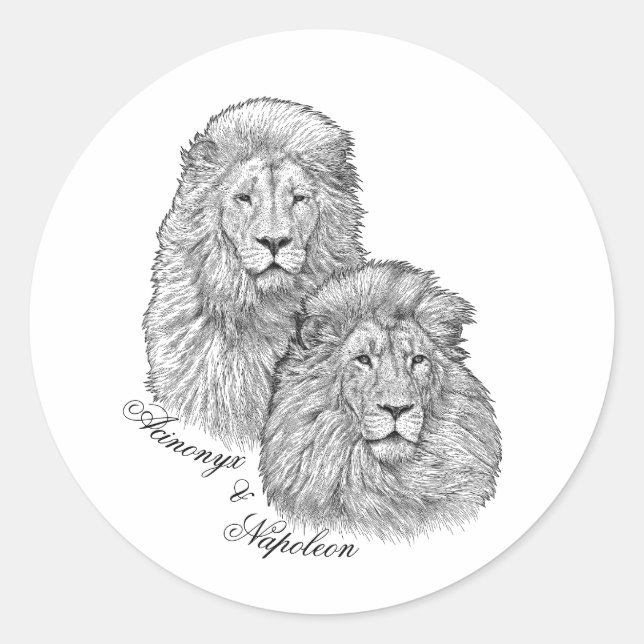 Stickers - Acinonyx & Napoléon (Devant)
