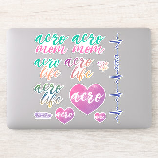 Stickers Acro Life et Acro Mom Vinyl Decal