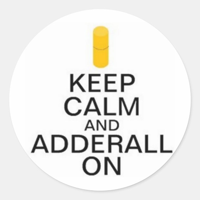Stickers Adderall (Devant)