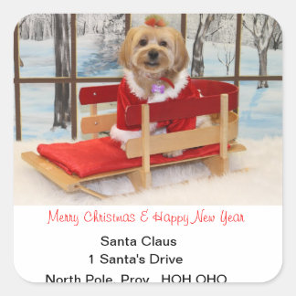 Stickers Adresse de Noël