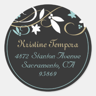 Stickers Adresse de retour Celia