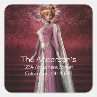 Stickers Adresse de retour Imaginaire Queen 2