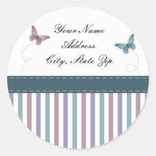 Stickers Adresse Papillons
