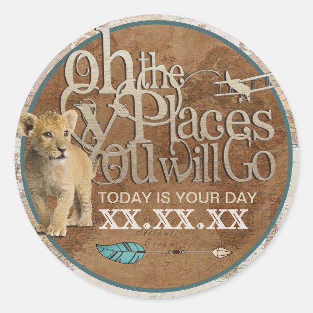 Stickers Adventure Await (Devant)