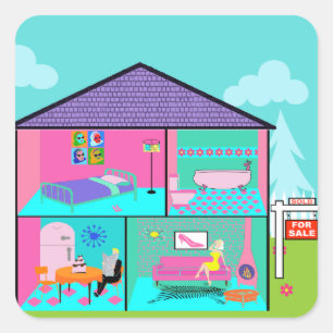 Stickers Agent Immobilier Dream House