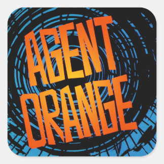 Stickers Agent Orange "SpinArt" Patinage Punk Rock
