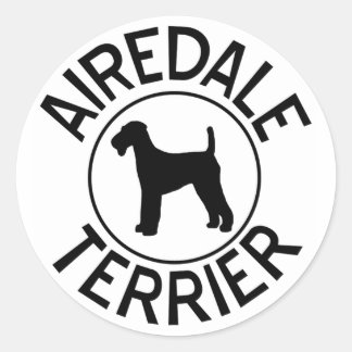 Stickers Airedale Terrier
