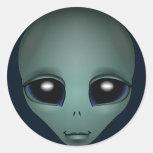 Stickers Aliens amusant Stickers Alien Halloween