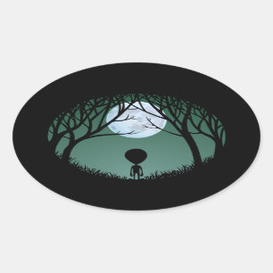 Stickers Aliens amusant Stickers Alien Halloween