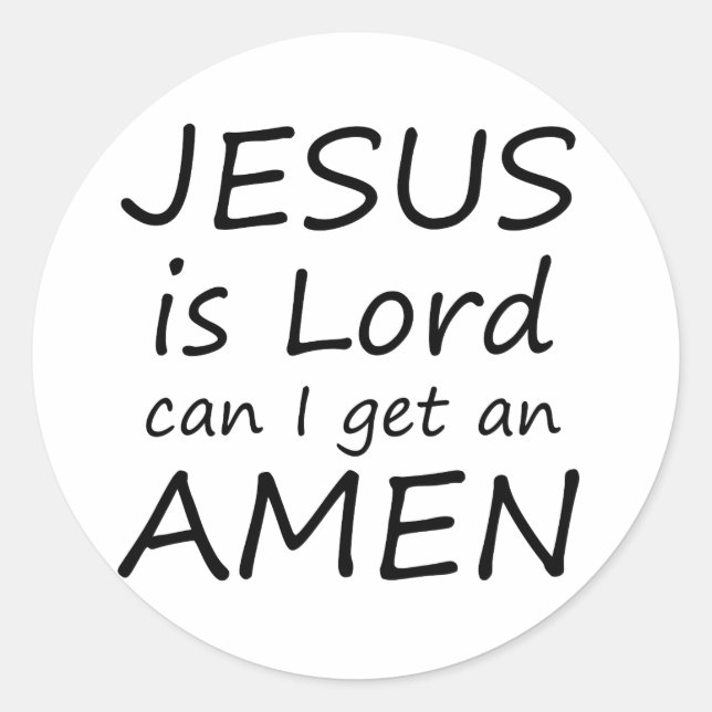 Stickers Amen Jesus (Devant)