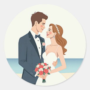 Stickers Amour mariage