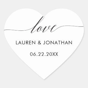 Stickers Amour, Stickers Favor Mariage, Mariage