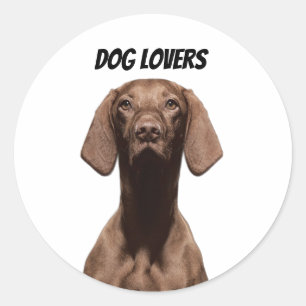 Stickers amoureux de les chiens