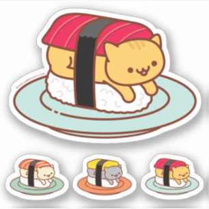Stickers amusants - CHAUSSONS SUSHI - MAGURO