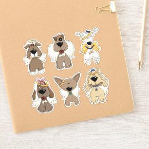 Stickers Angel Chien Arc-en-ciel pour animaux