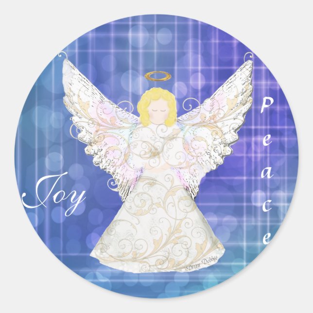 Stickers Angel de Noël (Devant)