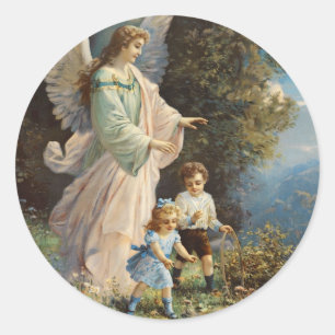 Stickers Angel du gardien victorien