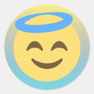 Stickers Angel Emoji Ombre