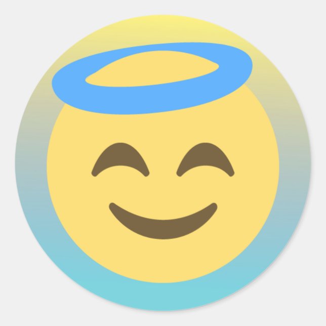Stickers Angel Emoji Ombre (Devant)