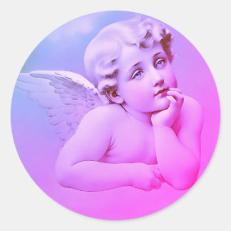 Stickers Angel Round