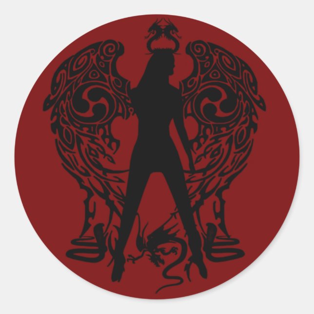Stickers Angel Serpent (Devant)