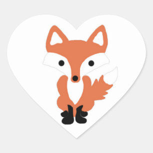 Stickers animaux du bois de renard mou