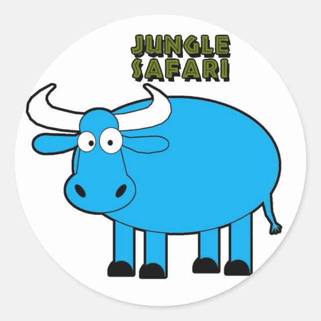 Stickers animaux Jungle Safari (Devant)