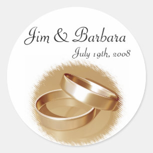 Stickers Anneaux d'or