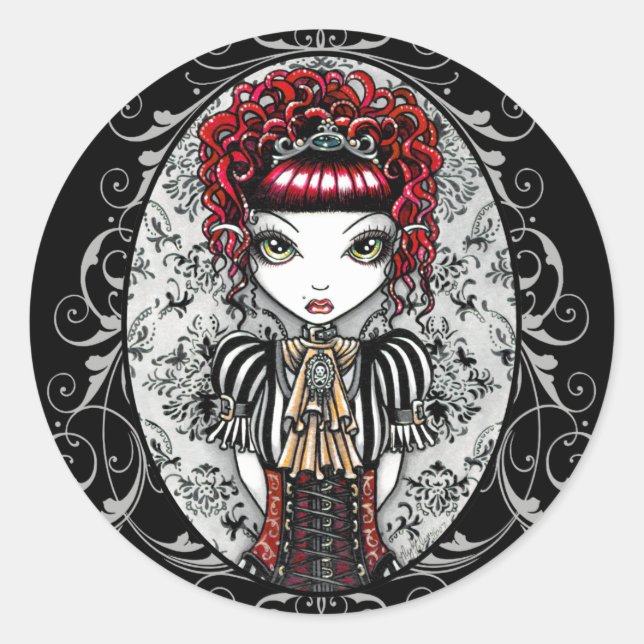 Stickers Annie Gothic Victorian Fae (Devant)
