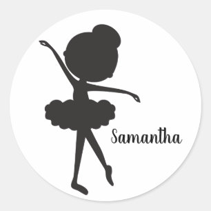 Stickers Anniversaire Cute Ballerina