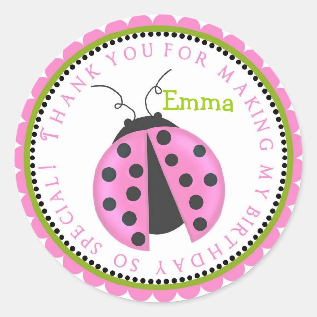 Stickers Anniversaire de Bug Rose (Devant)