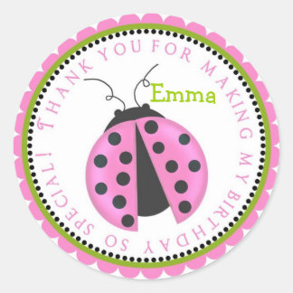 Stickers Anniversaire de Bug Rose