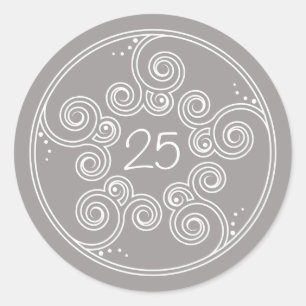 Stickers Anniversaire du Charme Blanc