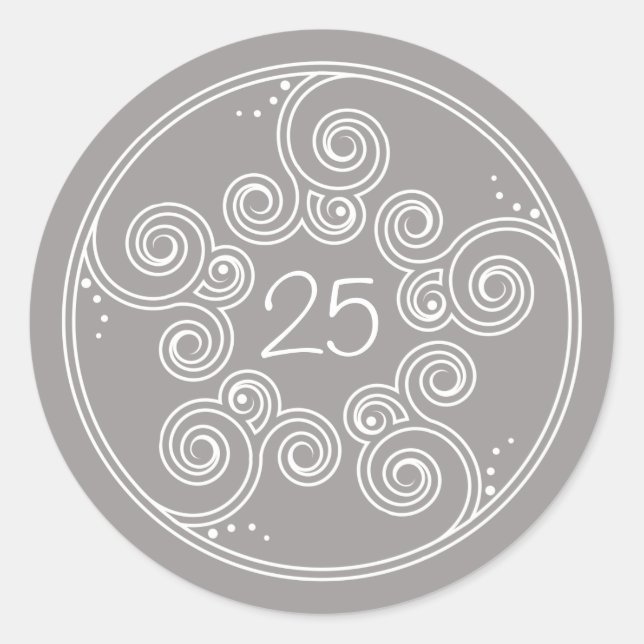 Stickers Anniversaire du Charme Blanc (Devant)