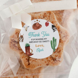 Stickers Anniversaire Étiquette du premier Rodeo C