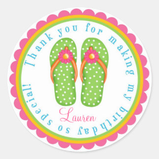 Stickers Anniversaire Flip Flop