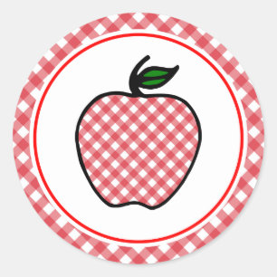 Stickers Apple rétro de l'enseignant