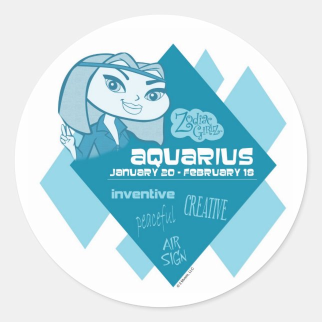 Stickers Aquarius (Devant)