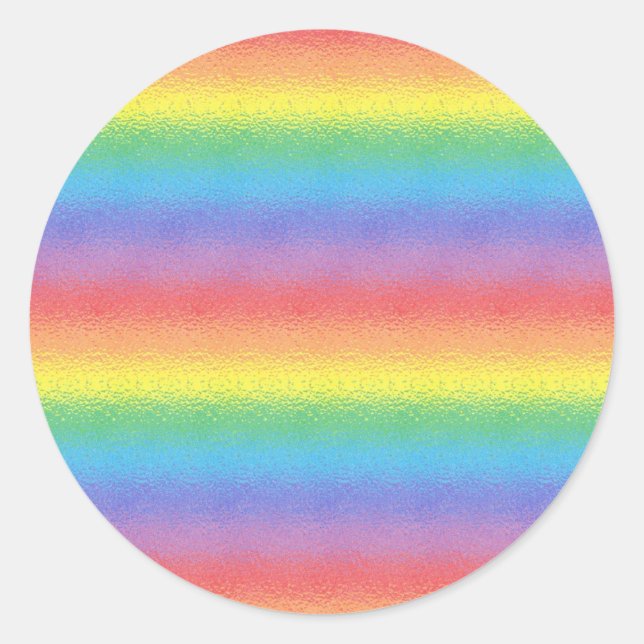 Stickers arc-en-ciel givrés (Devant)