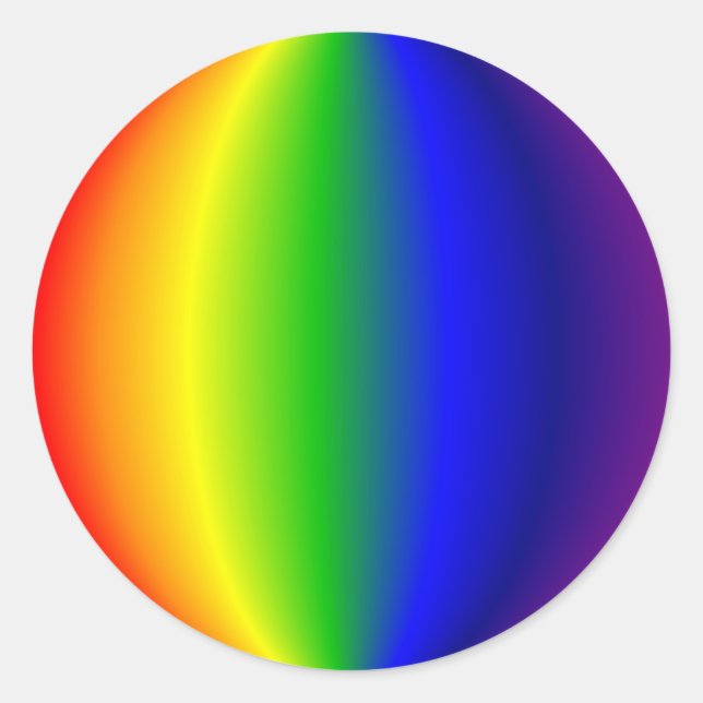 Stickers - Arc-en-ciel sphérique (Devant)