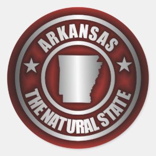 Stickers "Arkansas Steel" (Rouge)