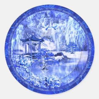 Stickers Art "Blue Willow World"